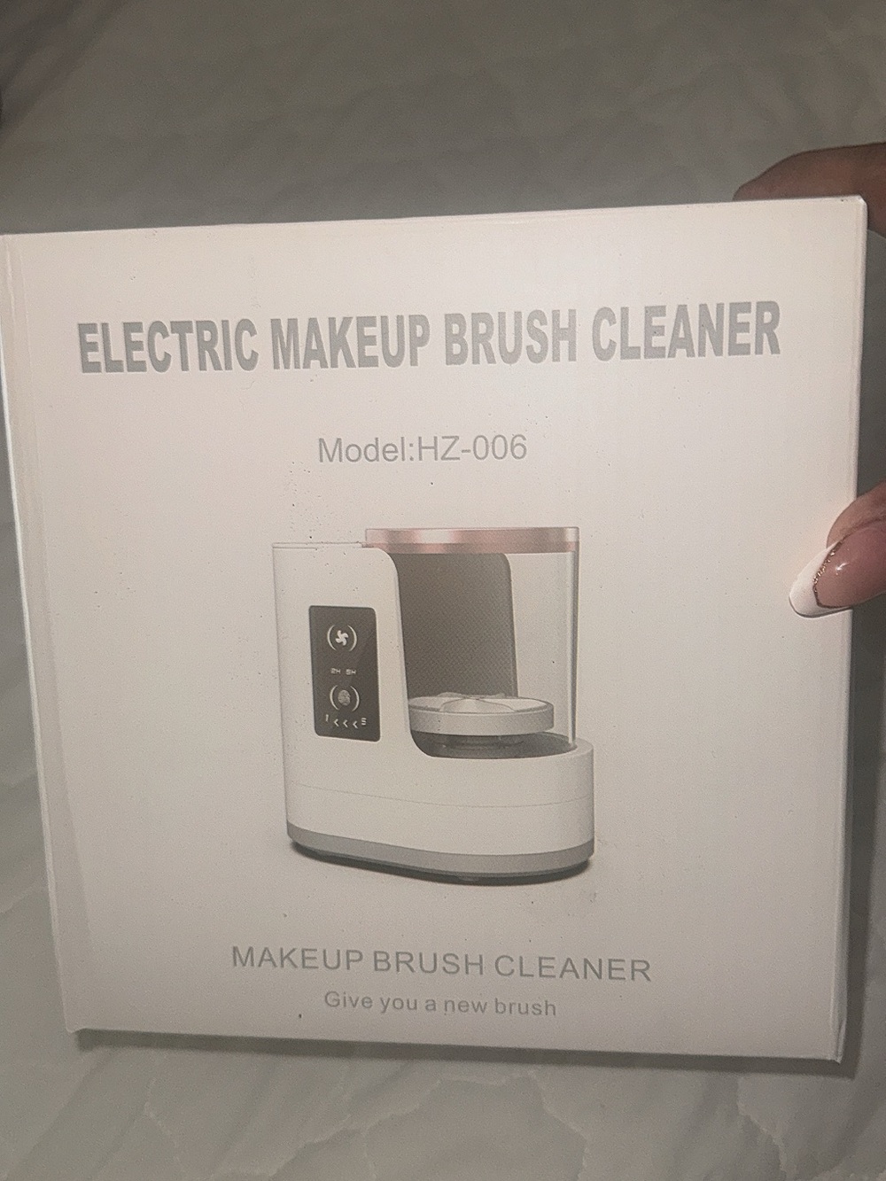 Electric Makeup Brush Cleaner HZ-006 - White